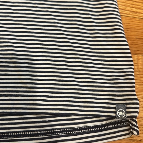 Peter Millar Men’s Navy & White Striped Golf Polo Size XL - Picture 5 of 8